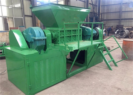 Scrap Aluminum Chips Double Shaft Tree Limb Shredder