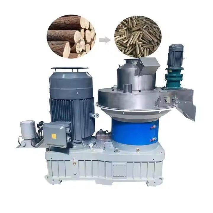 Ring-Die Biomass Pelletizer 600-800kg/H Wood Sawdust Rice Husk Pellet Making Machine Mill