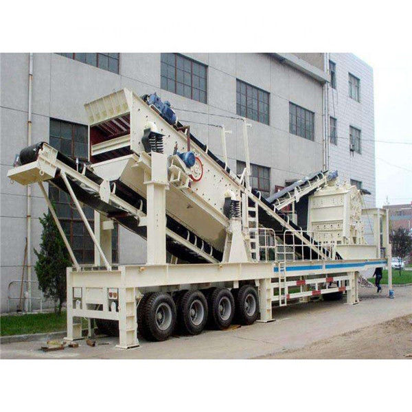 Mobile 54t 250t/H 350mm Feed Stone Crusher Machine
